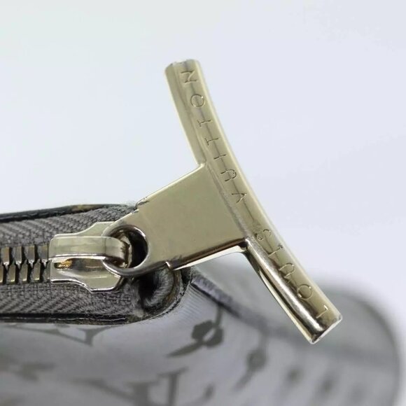 LOUIS VUITTON Monogram Titanium Pochette Cosmos Bag Gray M63240 LV Auth - Picture 9 of 16